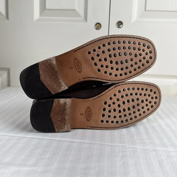 Tod’s Sueded loafers.